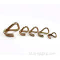 Bahan baja 250kg-5000kg double J hook